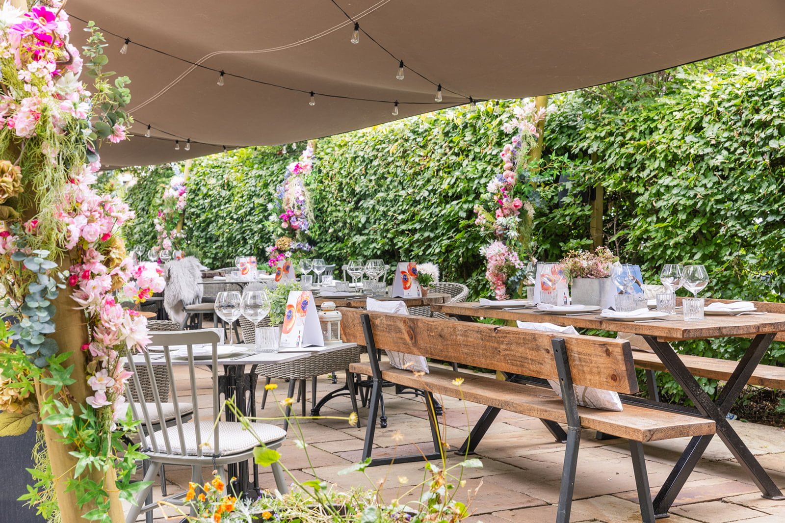 Summer Sundown on The Wildflower Terrace